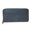 DIOR DIOR NAVY LEATHER WALLET  (PRE-OWNED)