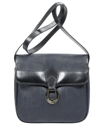 Dior Navy Maxi Issimo Square Flap Crossbody (authentic Pre-loved) In Blue