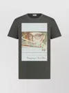 Dior Neck Crew Graphic Print Short Sleeves In Green