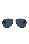 Dior Neo A1u 61 Pilot Sunglasses In Blue