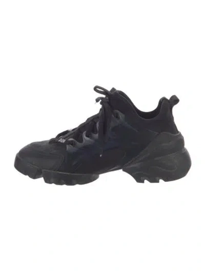 Pre-owned Dior Neoprene Chunky Sneakers In Black
