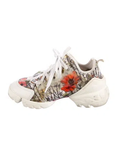 Pre-owned Dior Neoprene Printed Chunky Sneakers In Multi