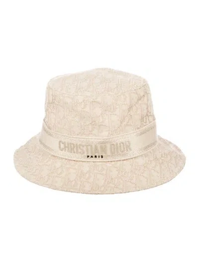 Pre-owned Dior Neutral Canvas Hat In Neutrals