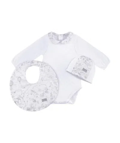 Dior Newborn Gift Set In White