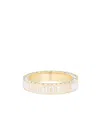 Dior Night Code Logo Ring In Yellow