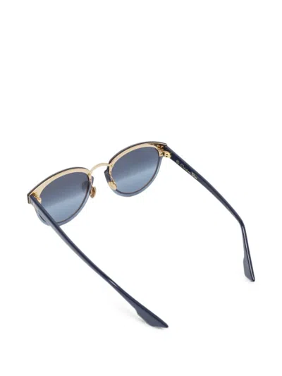 Pre-owned Dior Nightfall Pilot Sunglasses In Gold