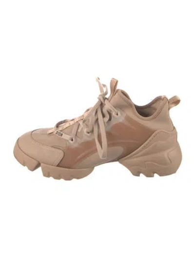 Pre-owned Dior Nude D-connect Sneakers Chunky Sneakers In Neutral