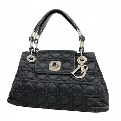 Pre-owned Dior Nylon Handbag () In Black