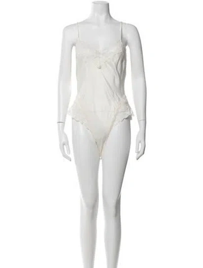 Pre-owned Dior Nylon Lace Pattern Pajamas In Pink