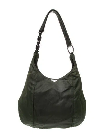 Pre-owned Dior Nylon Malice Vintage In Green