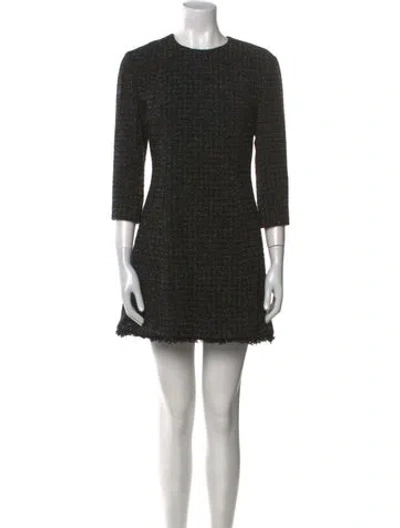 Pre-owned Dior Nylon Mini Dress In Black