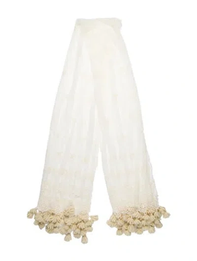 Pre-owned Dior Nylon Scarf In Neutral