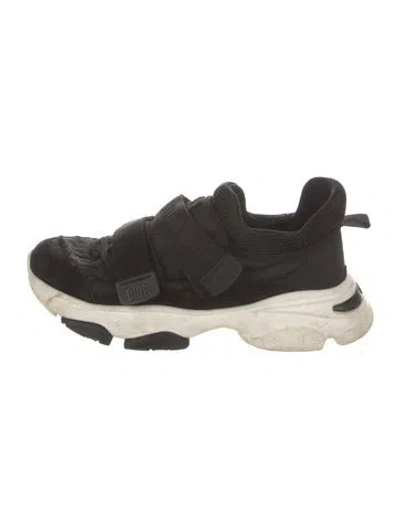 Pre-owned Dior Nylon Sneakers In Black