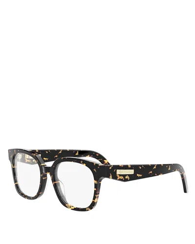 Dior O S5i Square Eyeglasses, 51mm In Brown