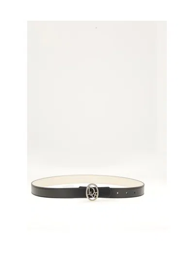 Dior Oblique Belt In Black