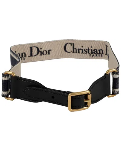 Dior Oblique Belt Size (authentic Pre-loved) In Gray