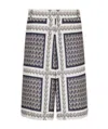 Dior Oblique Bermuda Shorts In Blue