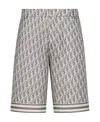 Dior Oblique Bermuda Shorts In Gray