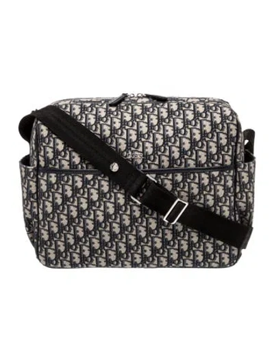 Pre-owned Dior Oblique Jacquard Issimo 2023 In Blue