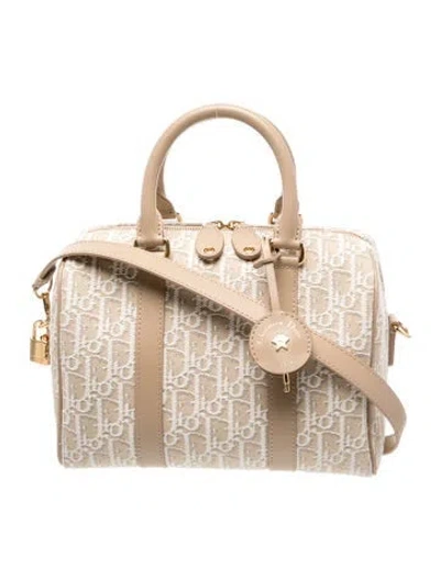 Pre-owned Dior Oblique Jacquard Groove 2024 In Neutral