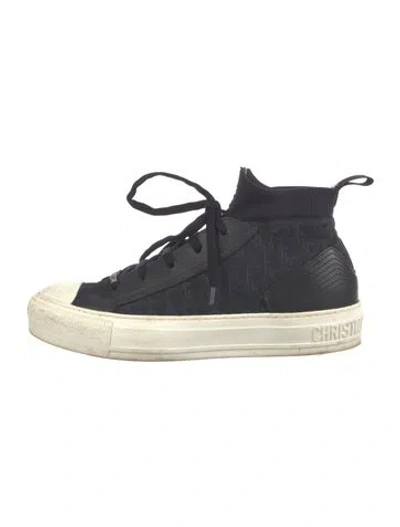 Pre-owned Dior Oblique Jacquard Sneakers In Multi