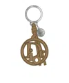 Dior Oblique Key Ring In Brown