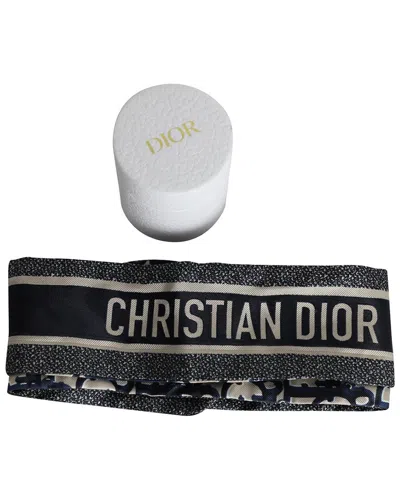 Pre-owned Dior Oblique Mitzah Scarf (authentic Pre-loved)