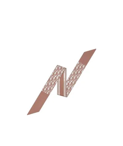 Dior Oblique Mitzah Scarf In Nude