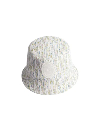Dior Oblique Pastel Teddy-d Small Brim Bucket Hat In Orange