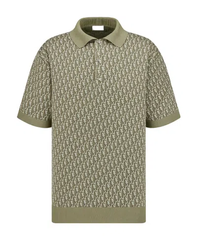 Dior Oblique Polo Shirt In Multi