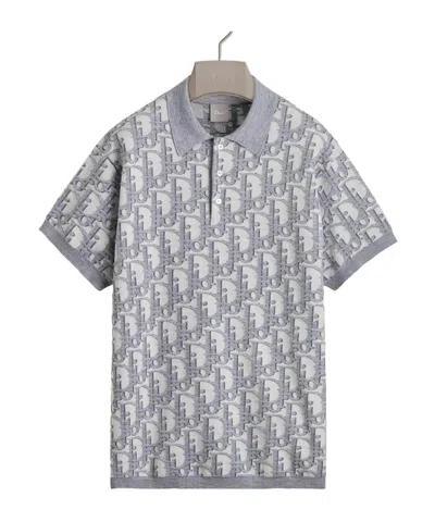 Dior Oblique Polo Shirt, Regular Fit In Multi