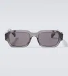 Dior Oblique Rectangular Sunglasses In Grey
