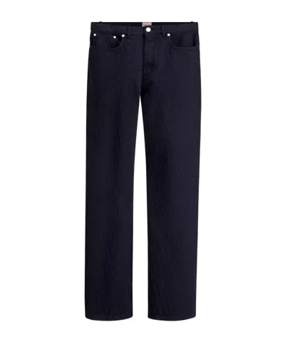 Dior Oblique Regular Jeans In Blue