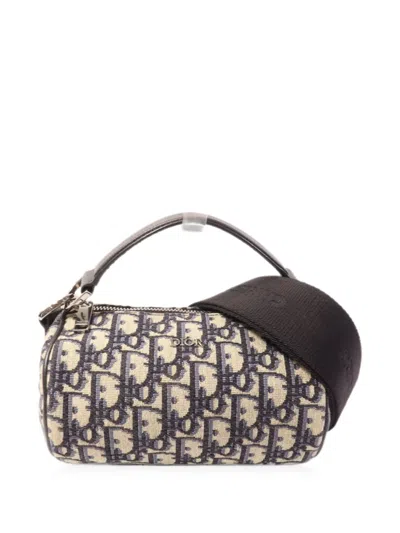 Dior Oblique Roller Shoulder Bag In Neutral