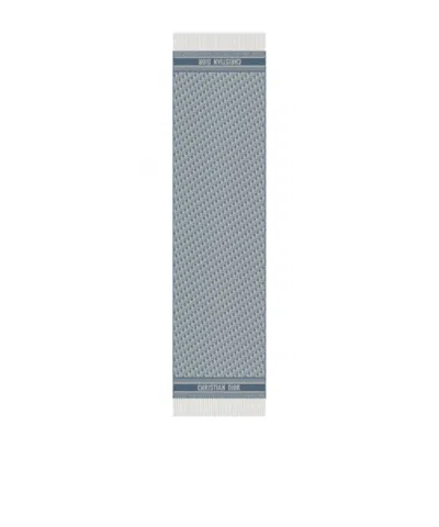Dior Oblique Scarf In Green
