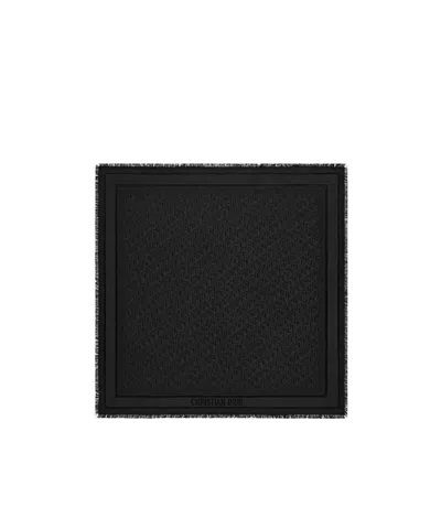 Dior Oblique Shawl In Black