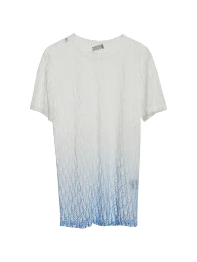 Pre-owned Dior Oblique Sheer T-shirt In White