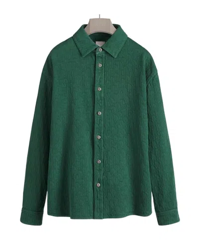 Dior Oblique Shirt In Green