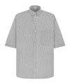 Dior Oblique Short-sleeved Overshirt In Gray