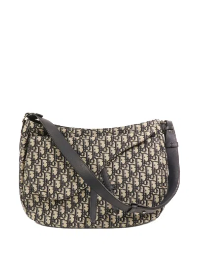 Pre-owned Dior Oblique Shoulder Bag In Neutral