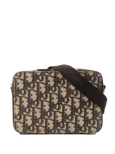 Pre-owned Dior Oblique Shoulder Bag In Neutral