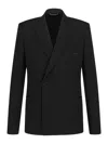 Dior Men Oblique Vigin Wool And Mohair Blazer In Black