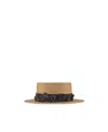 Dior Odeo Narrow Brimmed Hat In Black