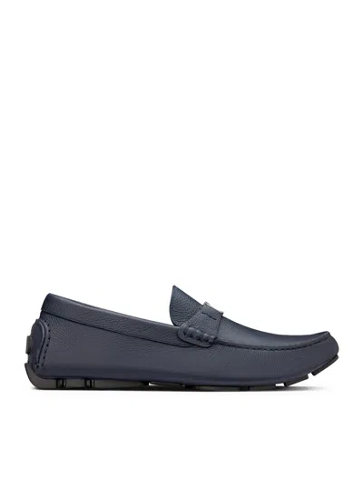 Dior Odeon Loafer Grained Calf In Blue
