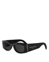 Dior Ombre Rectangular Sunglasses, 53mm In Black