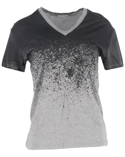 Pre-owned Dior Ombre V-neck T-shirt, Size Fr 36 (authentic Pre-loved)