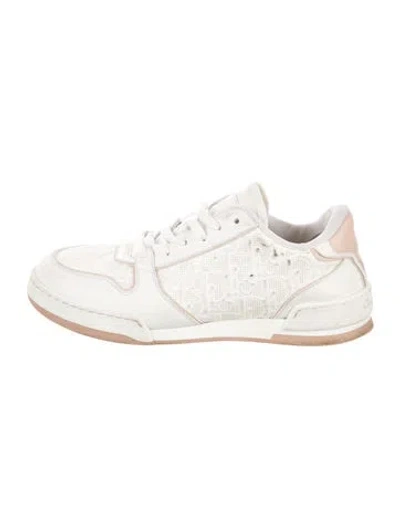 Pre-owned Dior One Sneakers In Neutrals/white