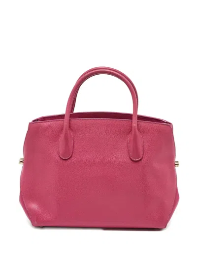 Pre-owned Dior Open Bar Leather Tote Bag