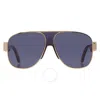 Dior Open Box -  Signature A3u Blue Pilot Ladies Sunglasses Cd40071u 10v 61