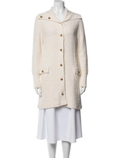 Pre-owned Dior Open Front Sweater In Neutrals